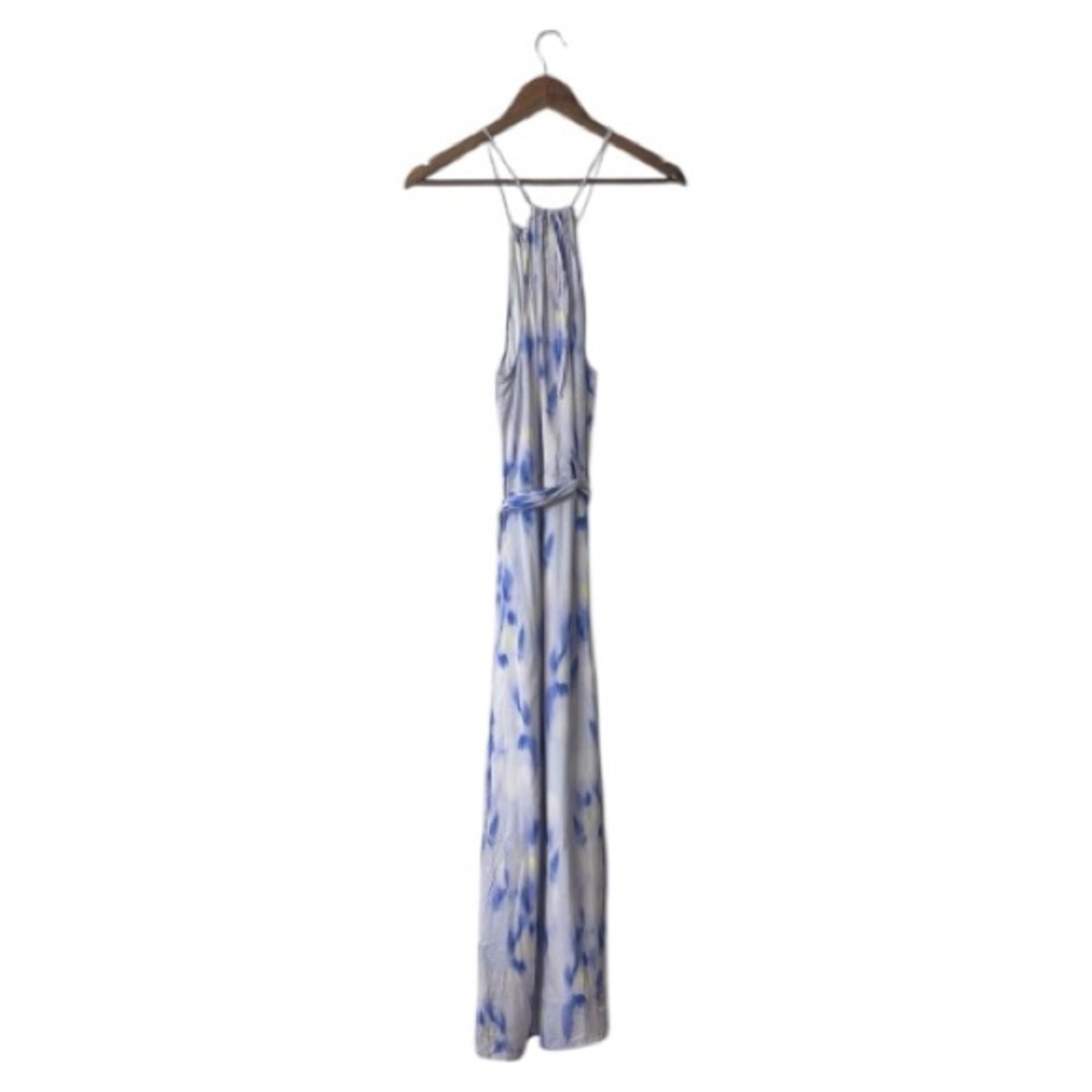 Cloth & Stone Anthropologie Watercolor Maxi Dress Long Length Summer Girly XS - Picture 3 of 7